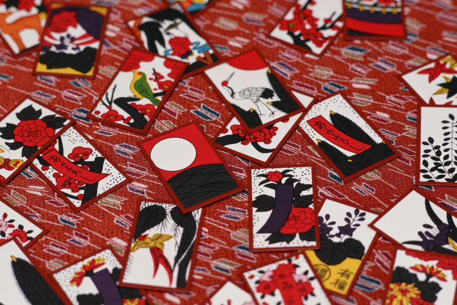 Japanese traditional toys hanafuda