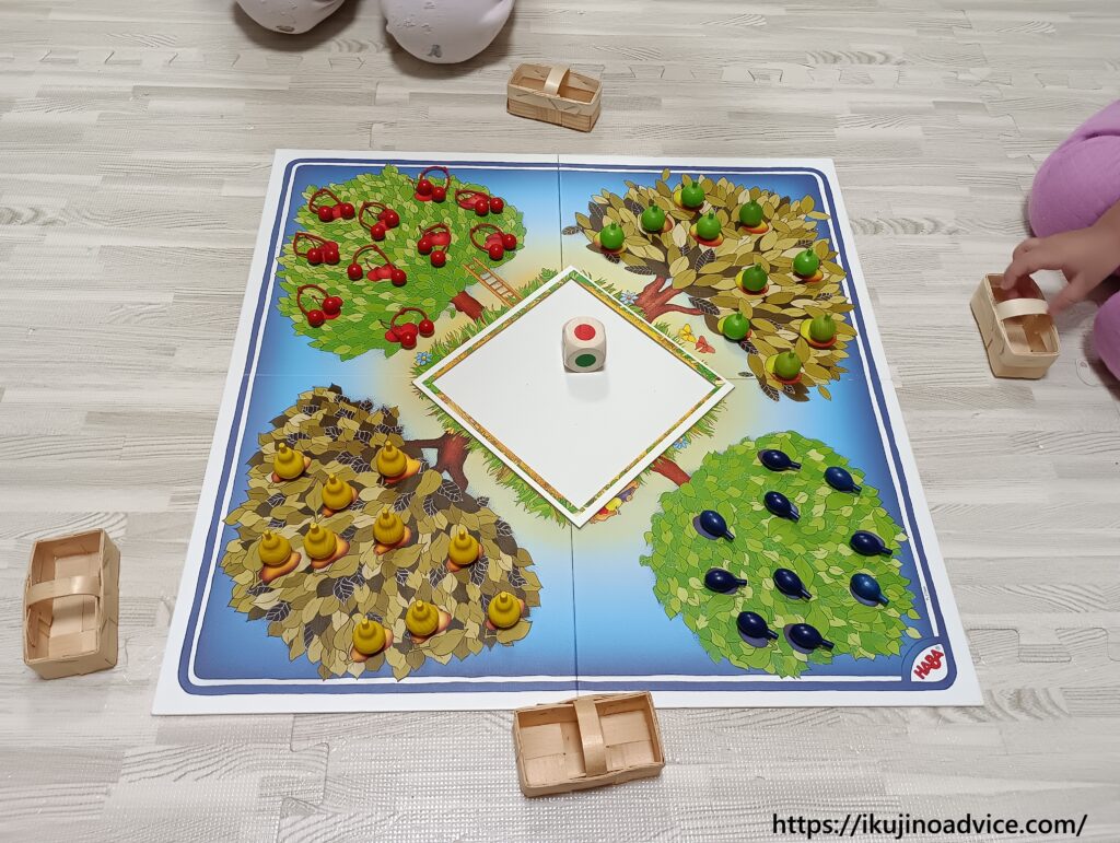 ボードゲームの果樹園ゲームのレビュー写真