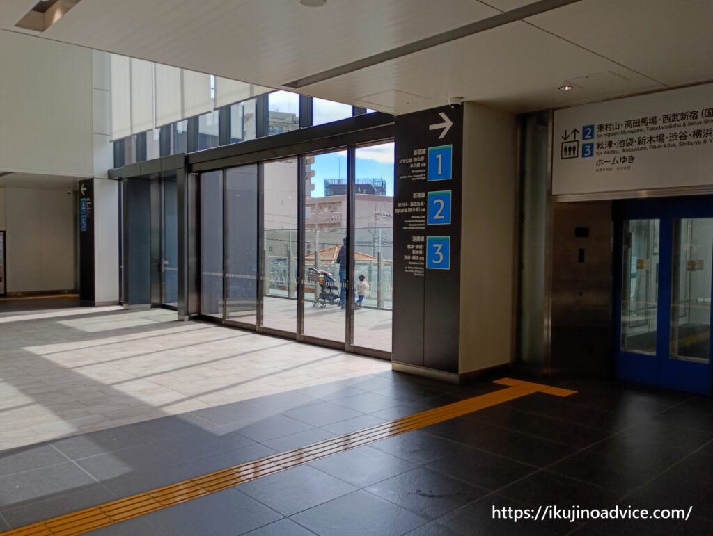 西武鉄道「所沢駅」電車が見えるスポットのレビュー写真４